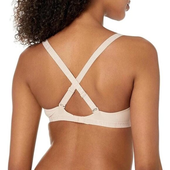 Steve Madden Adjustable Strap Lounge Bra SM12151 Rose Dust Medium - Picture 2 of 5